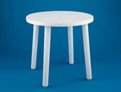 Round Garden Table