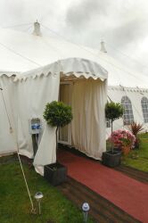 Marquee porch