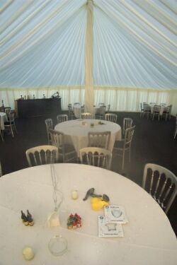 Ivory roof lining